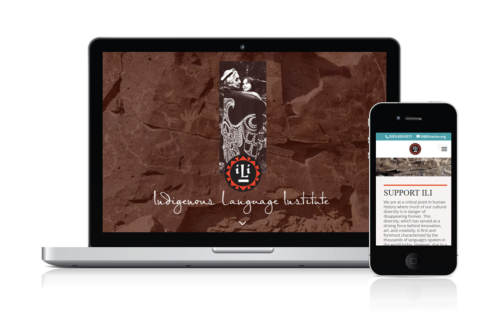 Indigenous Language Institute - Website by Acacia Carr