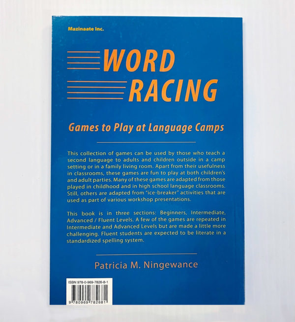 Indigenous Language Institute - Word Racing Book - Back